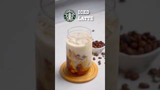 Starbucks Iced Latte Recipe #starbucks #icedlatte