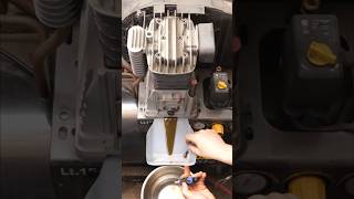 Air Compressor Oil Change #shorts #mechanic #diy