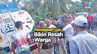 Pemalakan Liar Buat Warga Resah! Truk Pengangkut BBM Jadi Korban