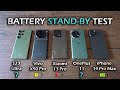 S23 Ultra vs Vivo X90 Pro vs Xiaomi 13 Pro vs OnePlus 11 vs iPhone 14 Pro Max | BATTERY STANDBY TEST