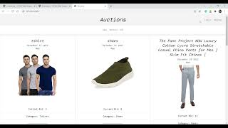 CS50 PROJECT 2 : Commerce - Web Programming with Python and JavaScript