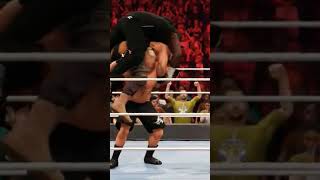 WWE 2K22 Brock Lesnar Give Double F5 To Brawn Strowman & Omos #shorts #2k #brocklesnar #wweraw