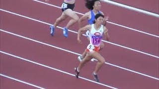 日本インカレ2017 女子400m決勝