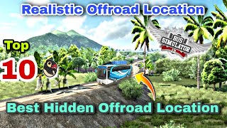 🚌All Hidden Offroad Location Map In Bus Simulator Indonesia New Update V3.7 By Maleo || New Places
