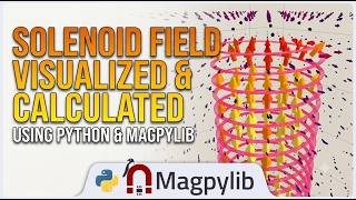 Python Magnetic Field Simulation: Creating a 3D Solenoid with Magpylib