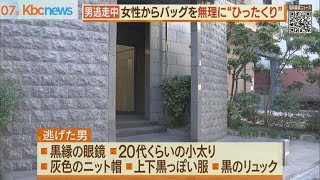 ２日連続“ひったくり”　眼鏡・小太りで共通点