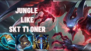 HOW TO EASILY CARRY YOUR SOLO Q GAMES WITH NOCTURNE JUNGLE - S14 - ( SKT T1 ONER JUNGLE GUIDE )