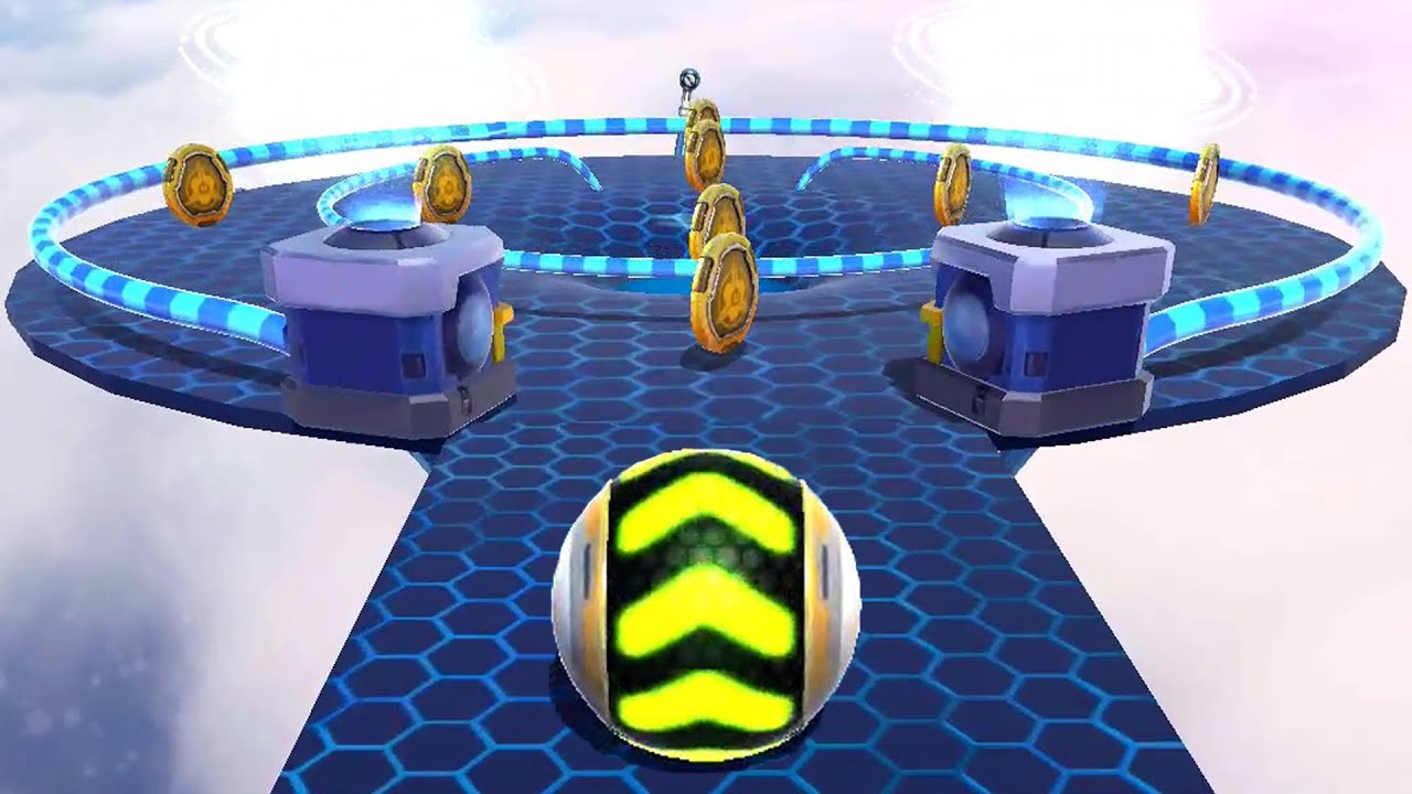 Space Rolling Balls Race Gameplay Speedrun Level 58 Youtube