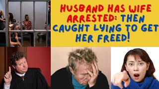 Husband Tries to Un-Jail His Wife—Judge Hits Him with a Plot Twist! #courtroomdrama #jail