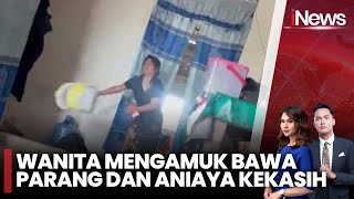 Ngamuk! Wanita inI Bawa Parang dan Rusak Motor Kekasihnya | iNews Pagi | 24/01