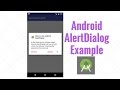 Android alertdialog example