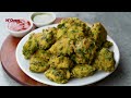 this is the best winter snacks i ever tasted palak pakoda snacks recipe spinach pakoda recipe