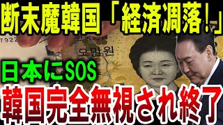 【韓国が悲鳴】韓国経済沈没！日本の助けを求める声に日本は完全無視【ゆっくり解説】