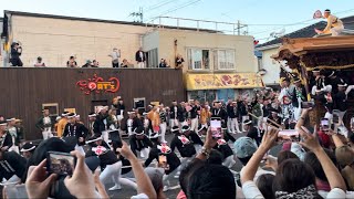 令和6年岸和田だんじり祭り旧市曳き出しノーカット 浜七町疎開道