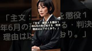 【法廷ドラマ〜その後〜】レイコの判決/求刑２年６月／出所から１年未満の犯行／ 万引きでも刑務所に行きますよ。#実刑 #アラサー #冤罪ではない #20代 #ゆっくり解説  #フィクション  #判決