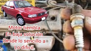 Motor de Tsuru Sentra b13-b14 tiembla en baja