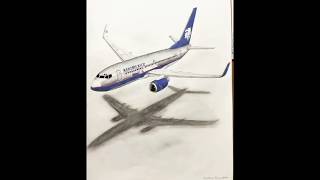 ✈️ how to draw a airplane | How to Draw 3d  an Airplane  | easyhow to draw an airplane step by step