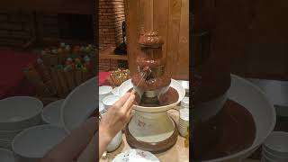 chocolate fountain  チョコレートファウンテン3 #shorts