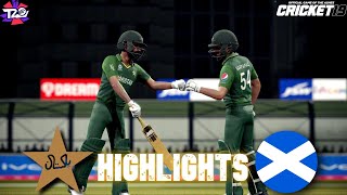 PAKISTAN Vs SCOTLAND - Match -26 Highlights|T20 WorldCup 2021 Group -B|Cricket19 Gameplay 1080p