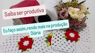 🚨🧭UMA FORMA DE ORGANIZAR SEU TEMPO E CROCHETAR MAIS💯INSPIRE NESSA PRODUÇÃO.