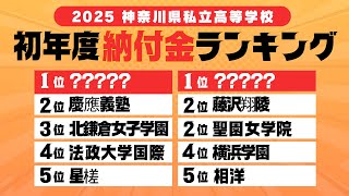 2025神奈川県私立高等学校「初年度納付金ランキング」と「入学金延納措置」について