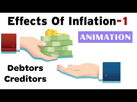 Who benefits from inflation debtors or creditors?