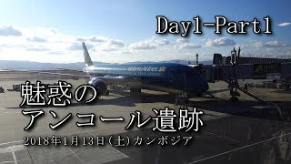 【カンボジア旅行記】魅惑のアンコール遺跡 Day1 Part1