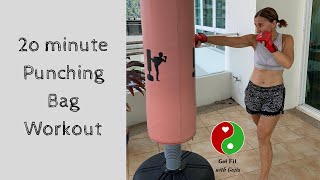 20 Minute Punching Bag Workout For A Total Body Workout!