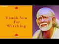 sai baba sandesha kannada @sri sai leela shirdi sai baba message motivational