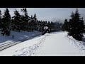 harzer brockenbahn abfahrt in 4k