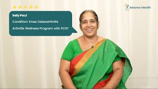 Patient: Saly Paul | Knee Osteoarthritis | Arthritis Wellness Program with PCRT | മുട്ടുവേദന- വാതം