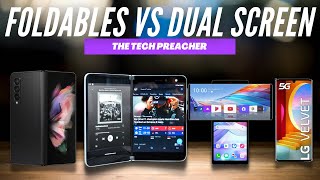 Galaxy Z Fold 3 vs | LG V60, LG Wing, Surface Duo | Foldable Vs Dual Screens