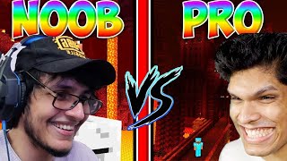 Level 1 Noob vs Level 100 Pro in Minecraft Nether!!
