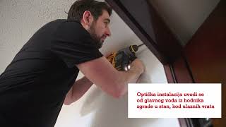 Instalacija optičkog interneta