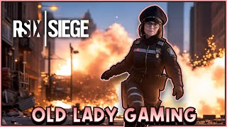 Old Lady Plays Rainbow Six Siege  It's Double Dog DARE