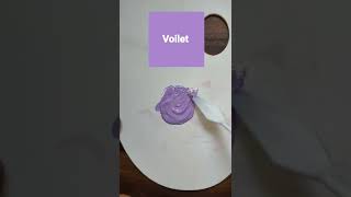 Violet | Colour Mixing Tutorial | Chroma Gallery #shorts