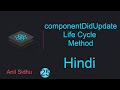 React tutorial in Hindi #25 componentDidUpdate life cycle method in ReactJs