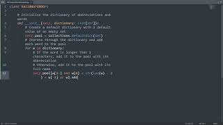 Leetcode 288. Unique Word Abbreviation in Python | Python Leetcode | Python Coding Tutorial | ASMR