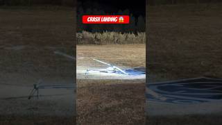 Devin McClellan crash landing at RCHO Fall Pull 2024 #rchelicopter #Crash #helicopter