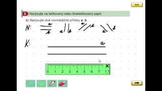 Rýsování (rovnoběžky, různoběžky), Geometrie 3. ročník, strana 27, cvičení 3A