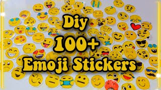 How To Make A 100+ Emoji Stickers/ Homemade Diy 100+emoji stickers 🎉🎉// 100+ Emoji Stickers ✨