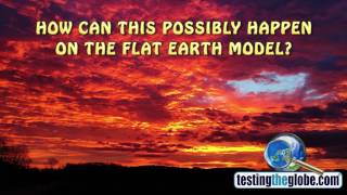 How can the sun possibly illuminate the bottoms of clouds on the flat Earth model?