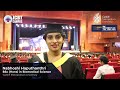 ms.nabhoshi haputhanthri graduated in bsc hons biomedical science shared her experience