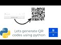 Creating a QR Code generator using python || qrcode