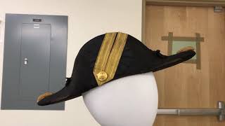 Admiral McInerney's Epaulets and Bicorne Hat