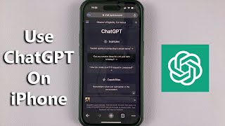 How To Use ChatGPT On iPhone
