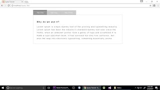 Jquery Tutorial | Tab