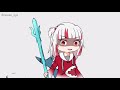 gura why are you red 【hololive animation】