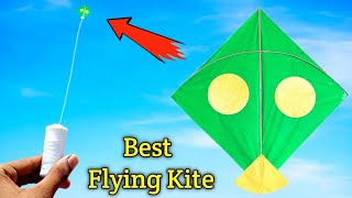 How to make eyes kite, making \u0026 flying 🪁🪁