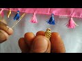 simple baby kuchu with leaf design beads tips for beginers